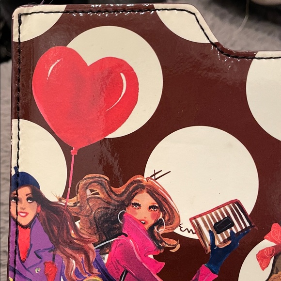 HENRI BENDEL Tablet/iPad Lined 8x10 Sleeve Case Bendel It Girls Polka Dots | GUC - Picture 5 of 16